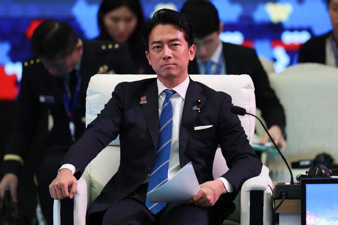 Japan's Defence Minister Shinjiro Koizumi said Japan has to build up its deterrence by increasing its own capabilities and deepening ties with the US military.