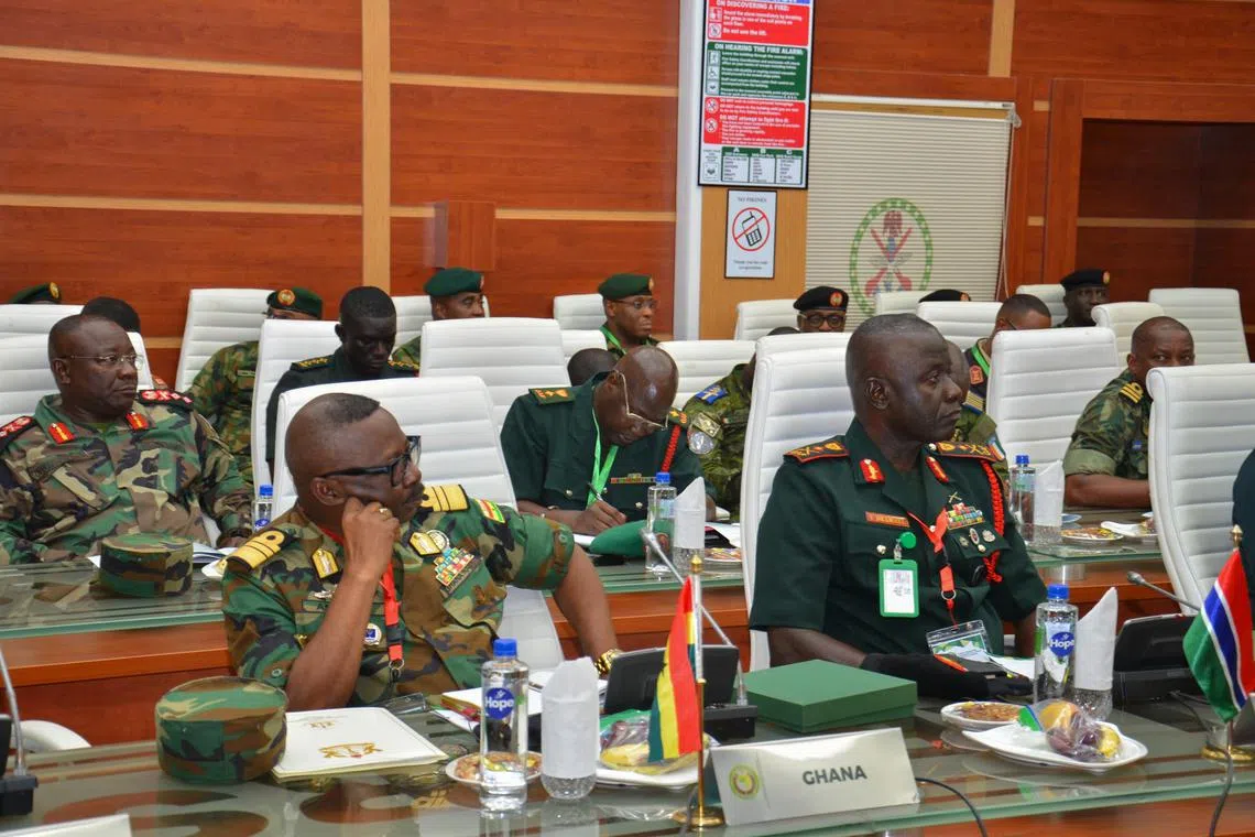 Ecowas military chiefs met in Nigeria to frame a response to the July 26 coup in neighbouring Niger.