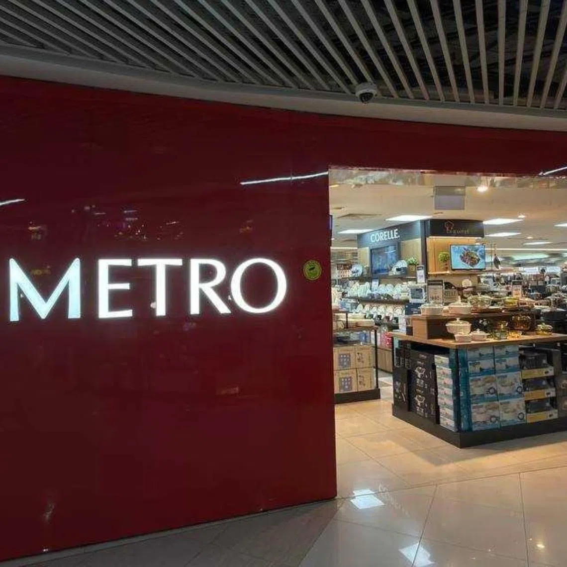 Footfall at Metro’s Causeway Point outlet and the rest of the mall was light on July 21.