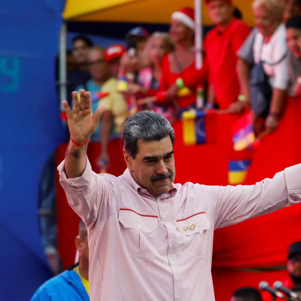 Venezuela's President Nicolas Maduro says the US is seeking regime change to take control of Venezuela's vast natural resources.