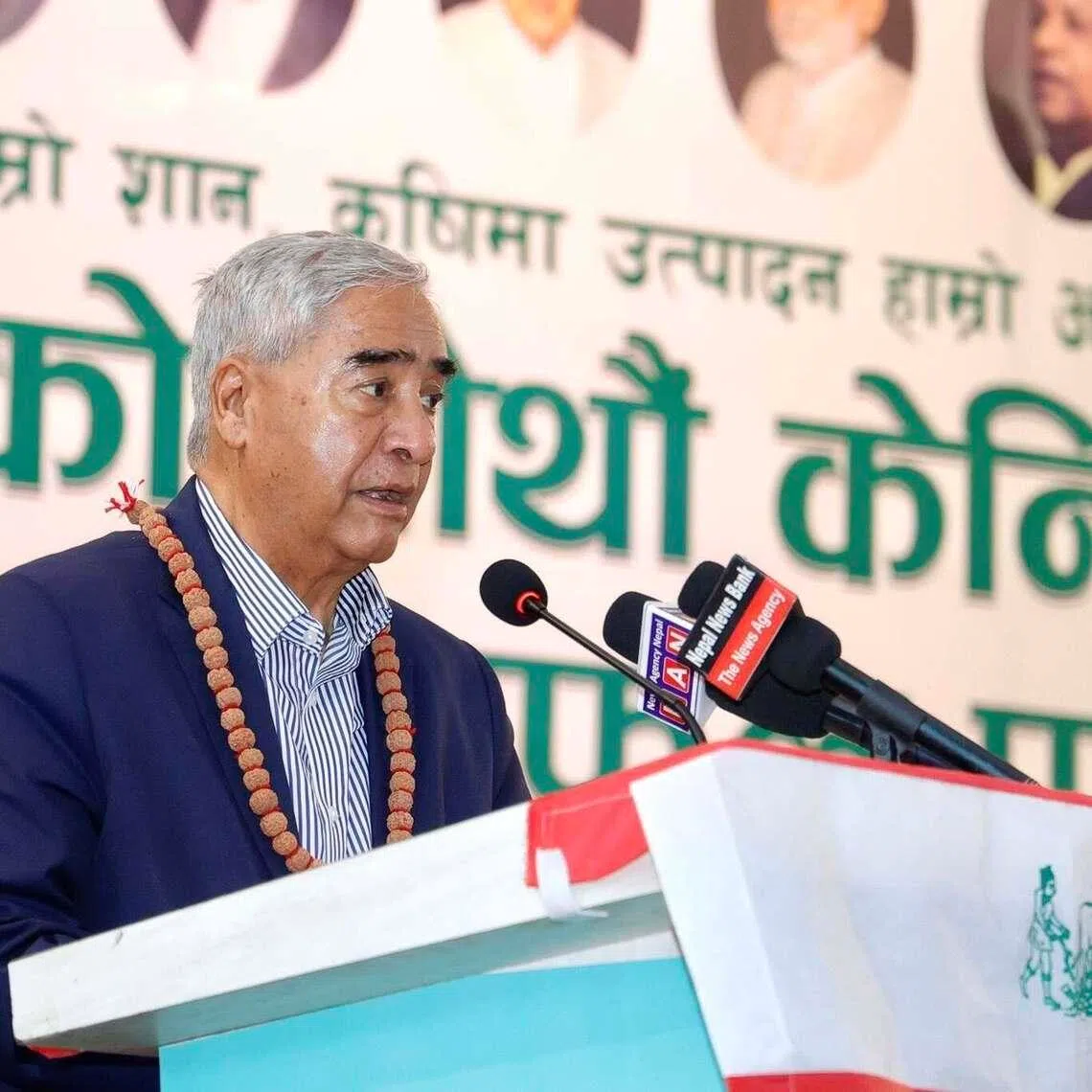 Nepal has issued an arrest warrant for former prime minister Sher Bahadur Deuba for alleged corruption.