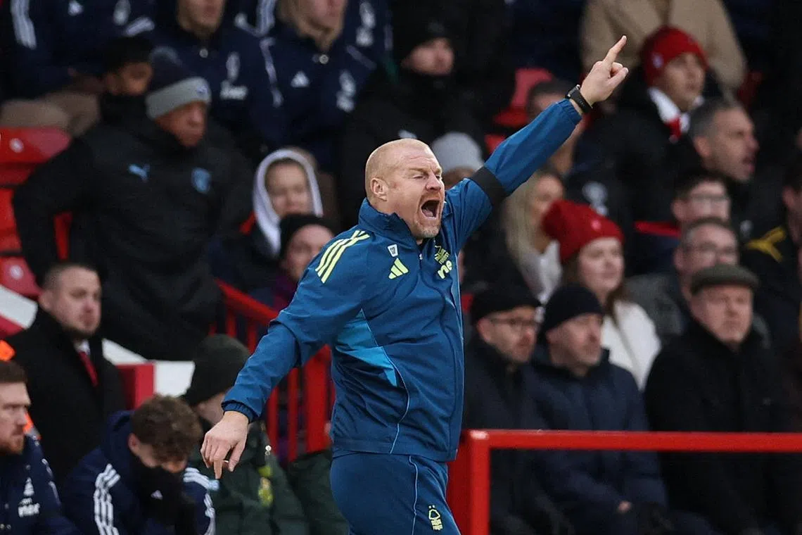 Soccer Football - Premier League - Nottingham Forest v Manchester City - The City Ground, Nottingham, Britain - December 27, 2025 Nottingham Forest manager Sean Dyche REUTERS/Chris Radburn
