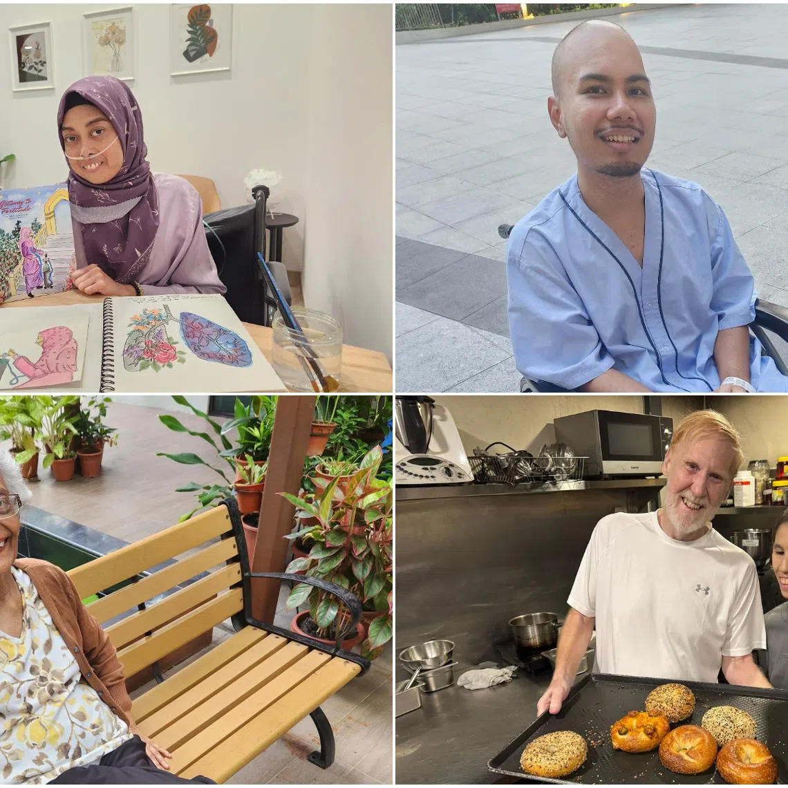 Some terminally ill people in Singapore are embarking on artistic projects, painting, making films, and writing and planning books and memoirs.