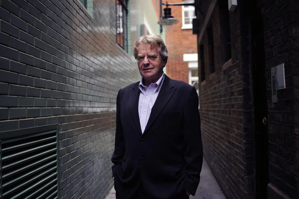 US TV talk show host Jerry Springer died at his home in the Chicago area. 