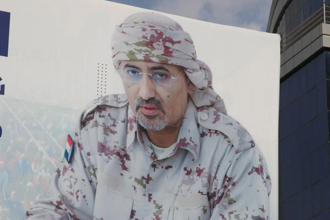 After Mr Aidarous al-Zubaidi’s unexplained absence from the Riyadh talks, his group said he was overseeing military and security operations in the southern port city of Aden. 
