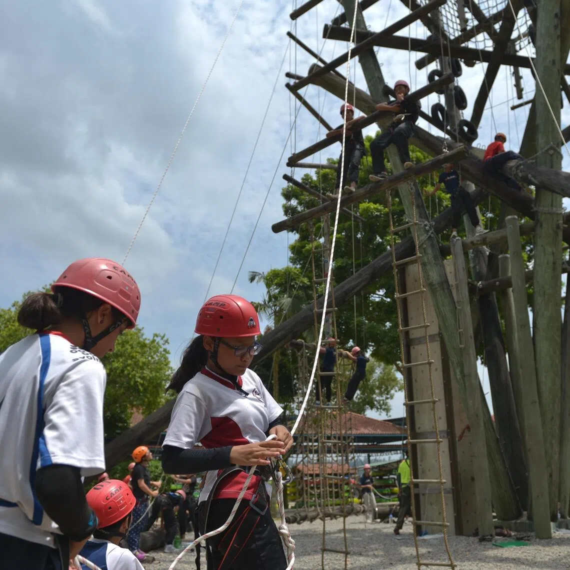 ST30032016-1608970121/kgconey31/Jamie Koh/A new Outward Bound Singapore (OBS) campus will be developed on Coney Island by 2020 to give more Singapore youths equal opportunities to strengthen their confidence and tenacity through outdoor adventure education. Ms Grace Fu will be announcing the plans at a media event at OBS Campus, Pulau Ubin, on Wednesday.

Location : OBS at Ubin on 30 March 2016 HODDER'S REQUEST