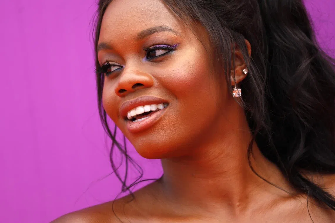 FILE PHOTO: 2017 Kids Choice Sport Awards – Arrivals – Los Angeles, California, U.S., 13/07/2017 - Olympic gymnast Gabby Douglas. REUTERS/Patrick T. Fallon/File photo