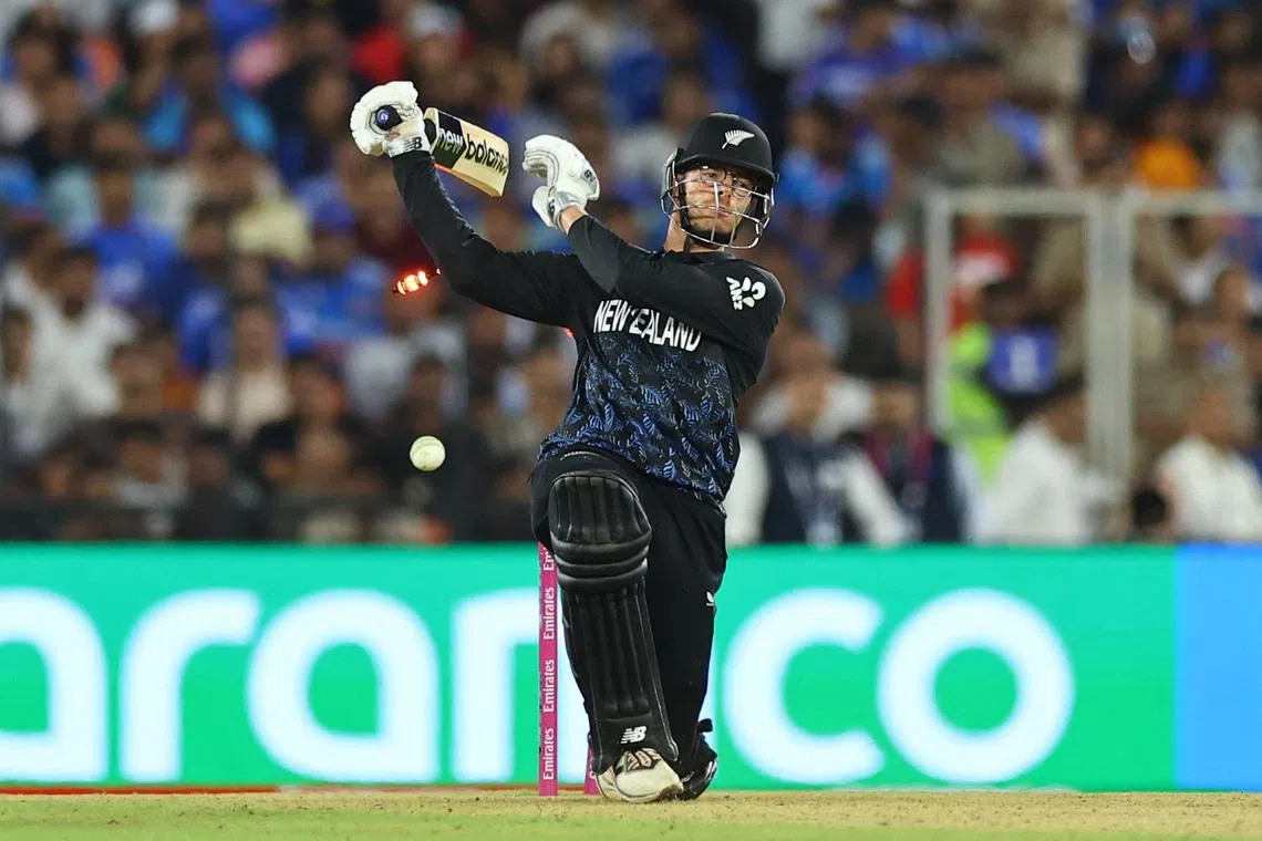 Cricket - ICC Men's T20 World Cup 2026 - Final - India v New Zealand - Narendra Modi Stadium, Ahmedabad, India - March 8, 2026 New Zealand's Mitchell Santner is bowled out by India's Jasprit Bumrah. REUTERS/Anushree Fadnavis