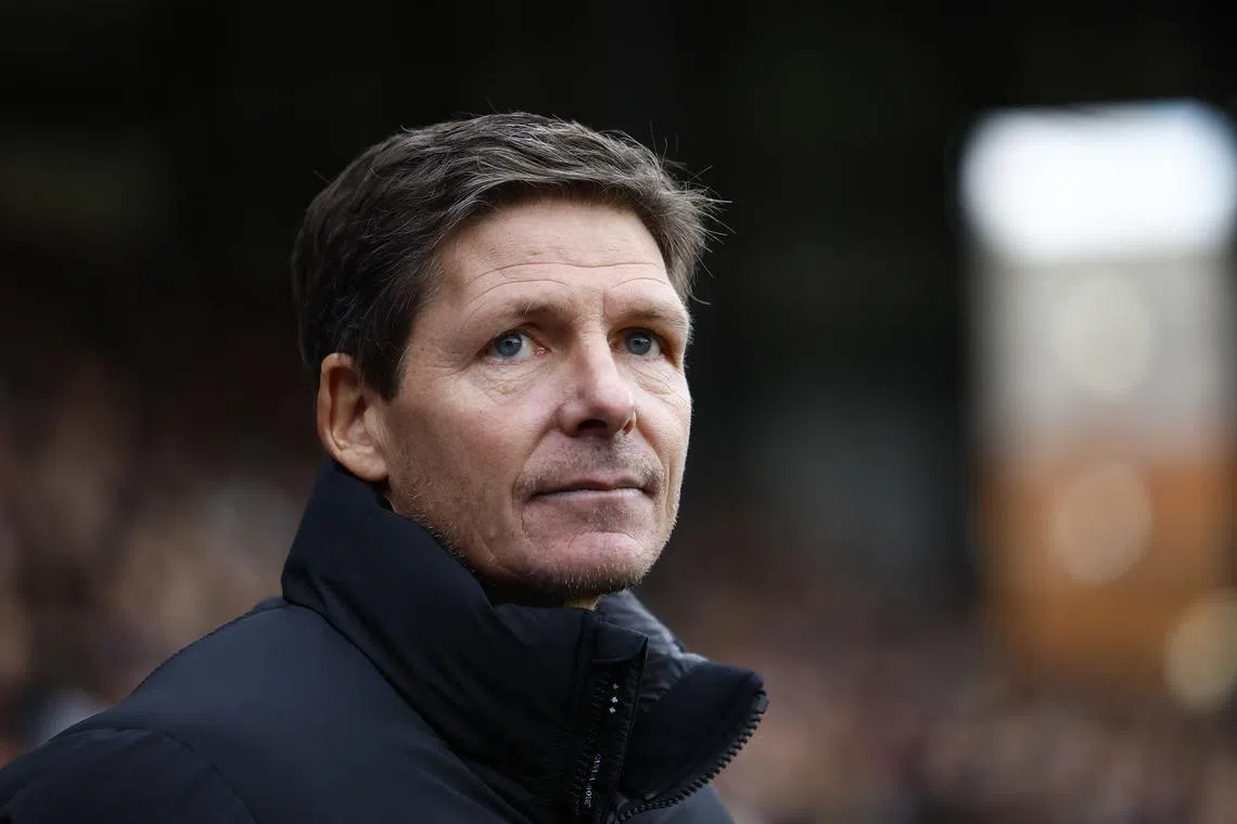 Soccer Football - Premier League - Crystal Palace v Burnley - Selhurst Park, London, Britain - February 24, 2024 Crystal Palace manager Oliver Glasner before the match REUTERS/Peter Cziborra