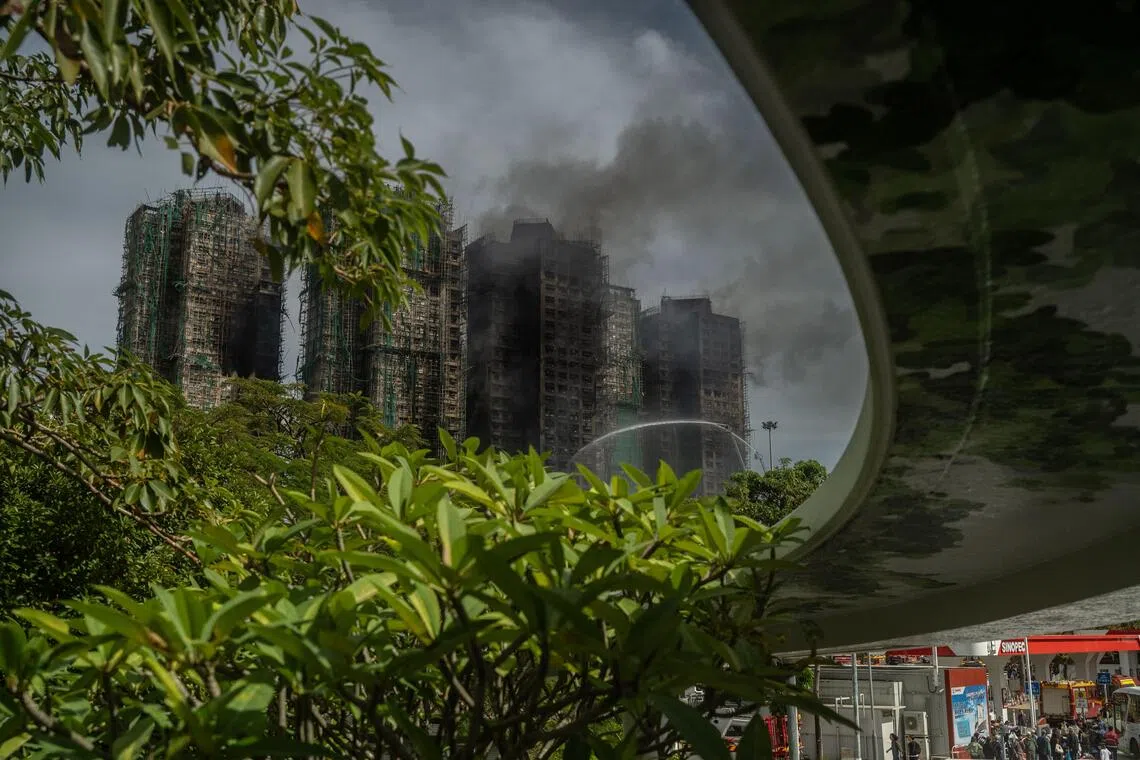 A blaze last week engulfed Wang Fuk Court in Hong Kong’s northern Tai Po district, becoming the world’s deadliest residential building fire since 1980.