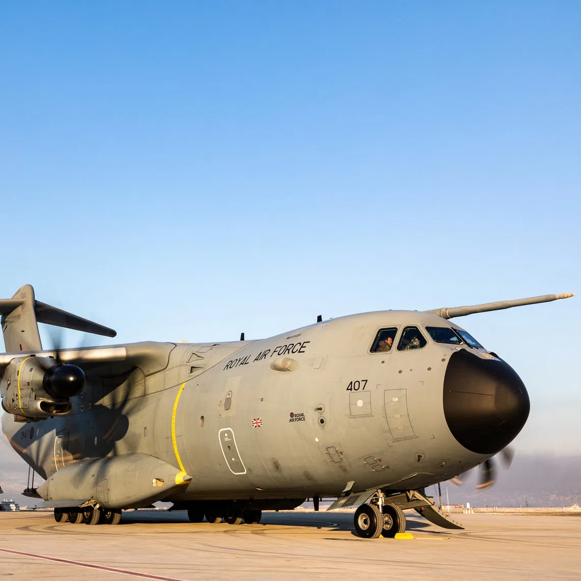 Britain is also deploying an Atlas A400M transport aircraft to help Saudi Arabia shore up its defenses.