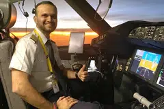 Captain Nikhil has been taking to the skies for the past 17 years.