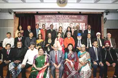(Above) The inductees to the Indian Hall of Fame Singapore with Member of Parliament Tin Pei Ling on May 25.