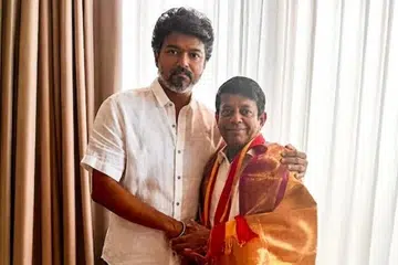 Vijay with Rickey Radhan Pandit Vettrivel.