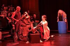 Ashley Christudason, Saurabh Sardana, Terri Tan and Susie Penrice Tyrie in An Actor’s Nightmare directed by Neeraj Sujanani.