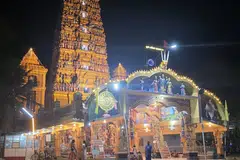 The Varathrajah Perumal Temple, also known as the Ponalai Temple, in Chulipuram, Sri Lanka.