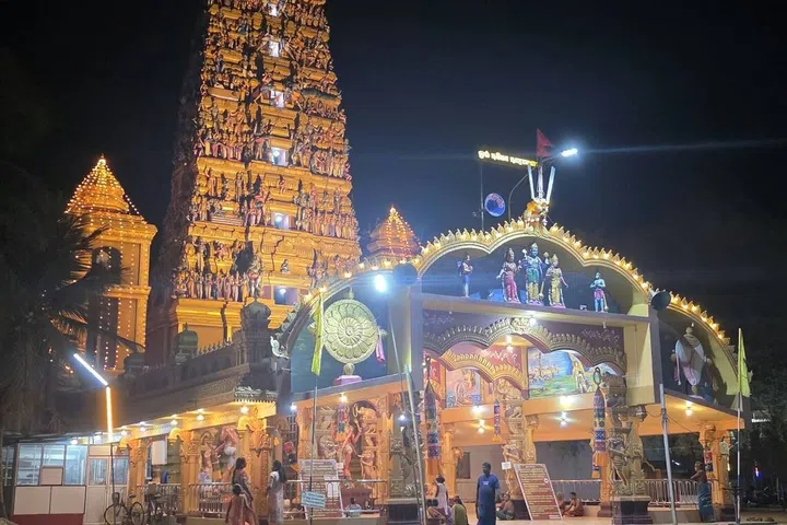 The Varathrajah Perumal Temple, also known as the Ponalai Temple, in Chulipuram, Sri Lanka.