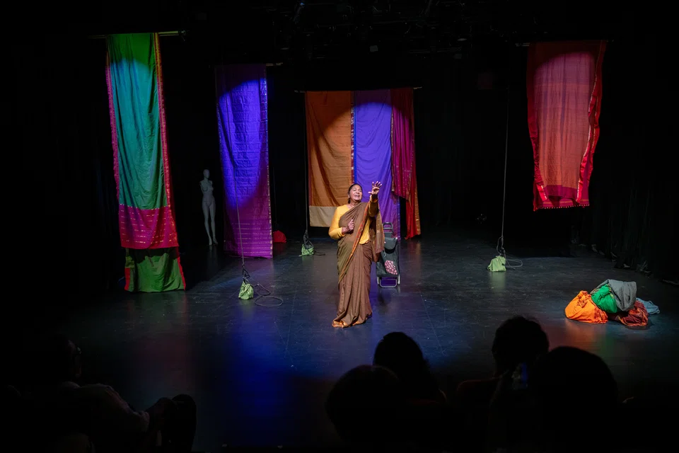 Whose Sari Now? by Rani Moorthy follows the stories of saris that encircle the lives of five women from around the world.