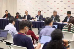 Press Conference on National Wages Council Guidelines for 2026/2027. (L to R) 
Mr Melvin Yong Assistant Secretary-General, NTUC; Ms K Thanaletchimi, President, NTUC; Mr Hsieh Fu Hua, NWC Chairman; Mr Stanley Loh, Permanent Secretary, MOM.; Mr Kuah Boon Wee, President, SNEF.; HAO SHUO Chief Executive Officer, SNEF