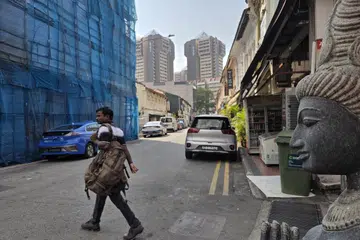 Norris Road in Little India. An operator of unlicensed money remittance services for migrant workers was sentenced to jail recently.