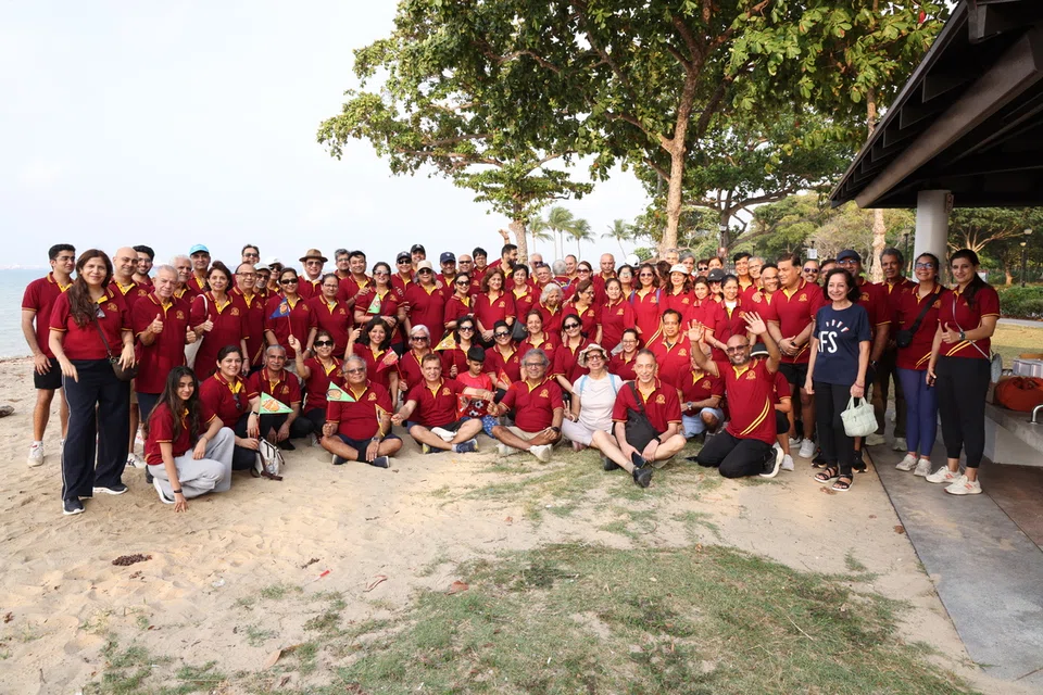 The celebrations included a morning walk in East Coast Park, a family fair hosted at Sindhu House, and a special edition of their weekly prayers.