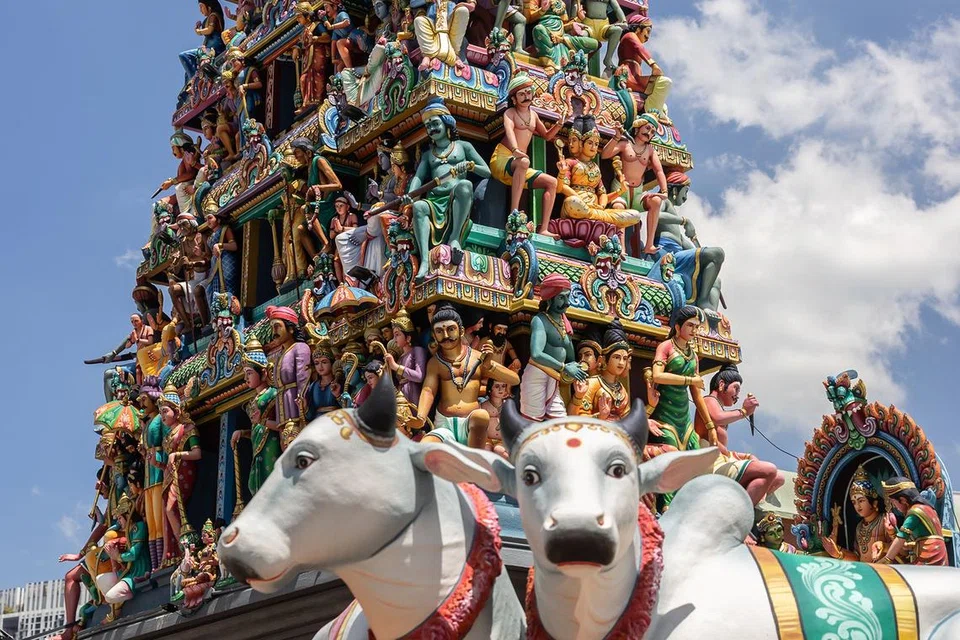 The nearly 200-year-old temple is located on South Bridge Road in Chinatown.