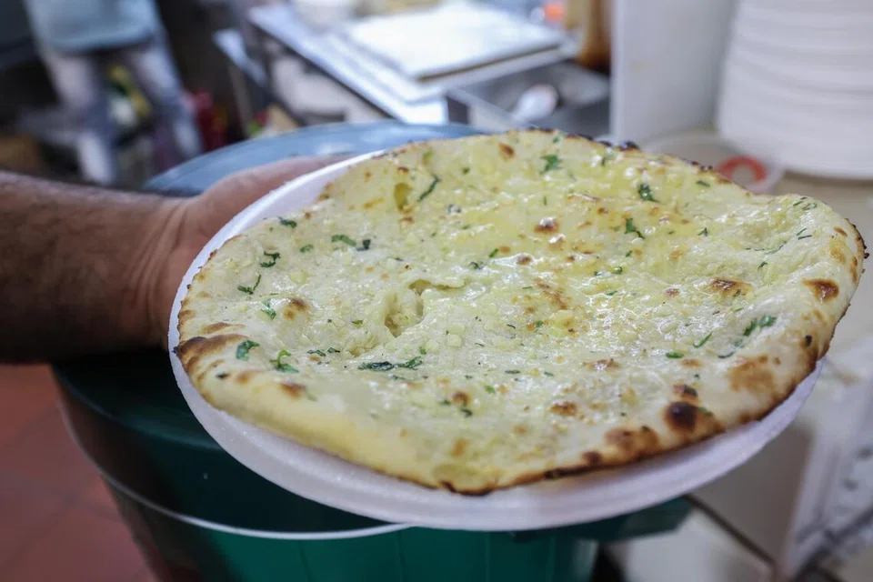 Garlic naan from Delhi Lahori.