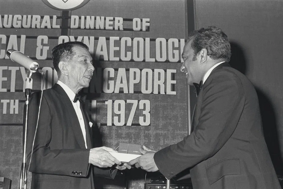Dr Sittampalam Shanmugaratnam and former President Benjamin Sheares were long-time colleagues and friends at the Kandang Kerbau Hospital.
