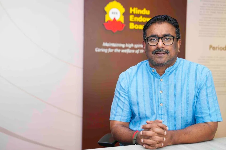 Mr Shekaran Krishnan recently took charge as the Chairman of HEB and has many plans for the board, including introducing more environmentally sustainable measures in the temples.