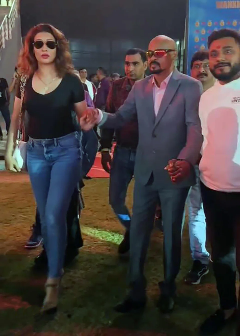 Vinod Kambli being helped by his wife Andrea Hewitt at a Wankhede Stadium event; (above) Kambli and Sachin Tendulkar (right) during their early playing days.