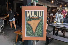 A poster made by residents hoping to protect Maju Forest against development, at a community-initiated dialogue at Handlebar at Gillman Barracks
