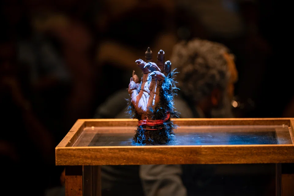 The monkey’s paw which the play revolved around.