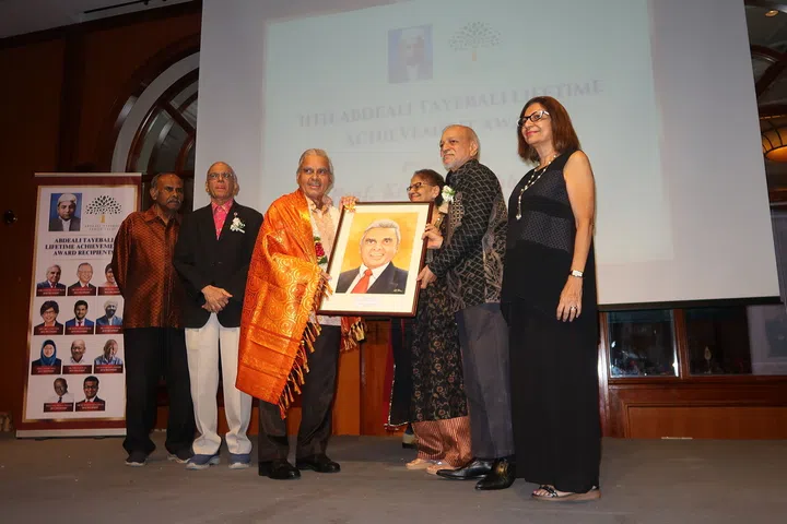 Prof Kishore was conferred the Abdeali Tayebali Lifetime Achievement Award by the Abdeali Tayebali Family Trust.