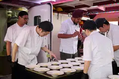 Former MasterChef winner Inderpal Singh now helms the kitchen at Albatross Island Restaurant.