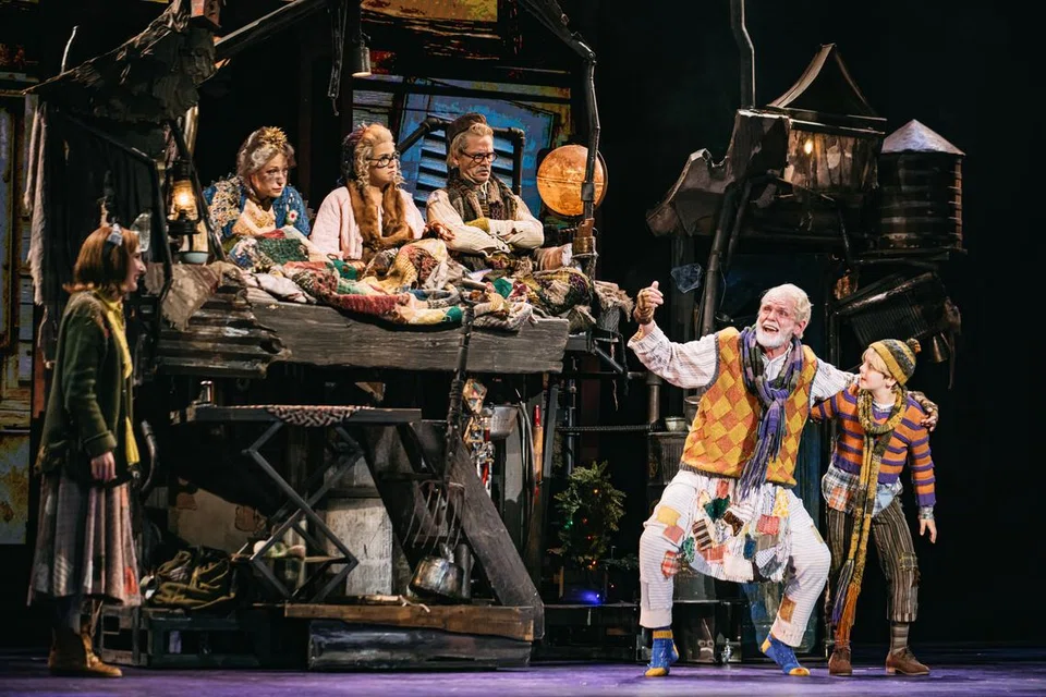 A scene from the Charlie and the Chocolate Factory musical.