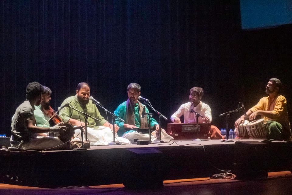 The “Entwined Twins - A Vocal Jugalbandi” performance.