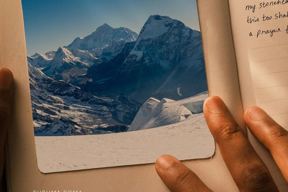 Visual design for ‘THE MOUNTAIN HAS THE LAST SAY’.