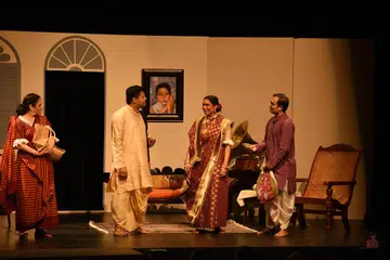 A scene from the play Charulata.
