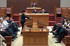 The Parliamentary sitting lasted for approximately nine hours.