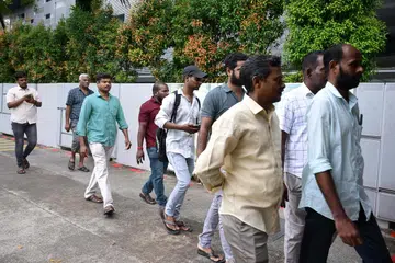 Migrant workers from KPA Engineering met with the Ministry of Manpower in Bendemeer Road in June to protest against unpaid wages from their company that suddenly shut down