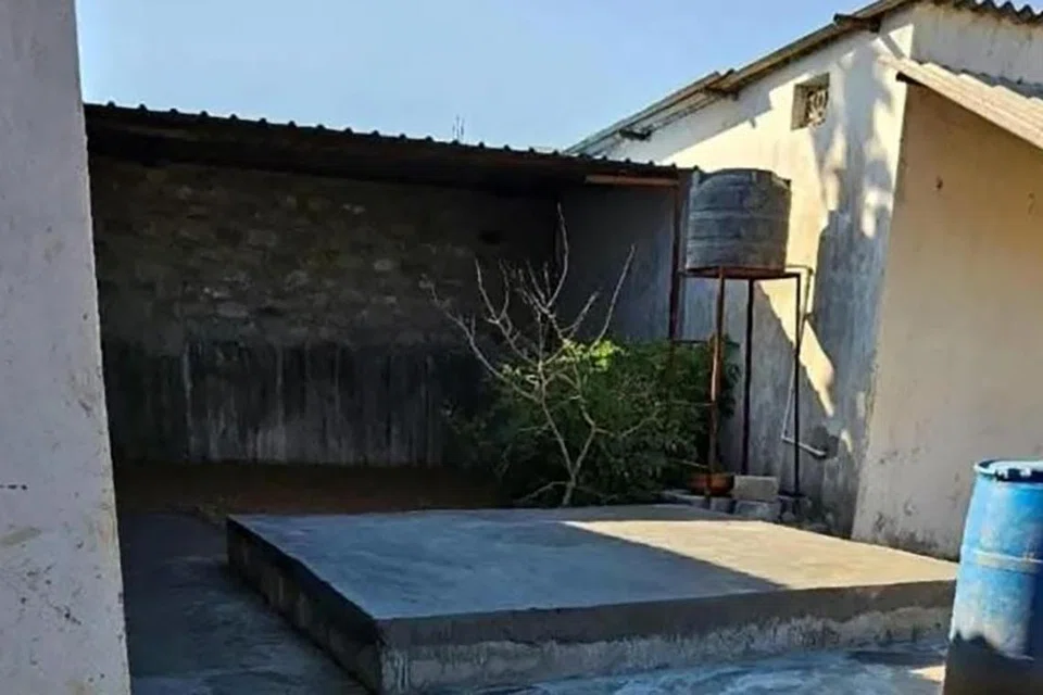 Mr Mukesh Chandrakar’s body was found in a septic tank covered by a concrete slab.