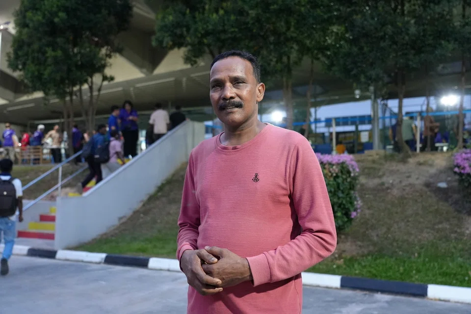 Pandiyan Prabakaran, 56, a welder who has worked in Singapore for over 22 years.