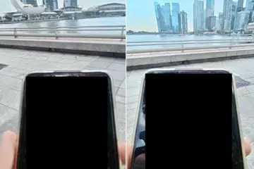 Cyrus took photos of himself holding his smartphone with the online Islamist extremist group’s e-publication shown on the screen. The e-publication has been redacted in the photos shown above.