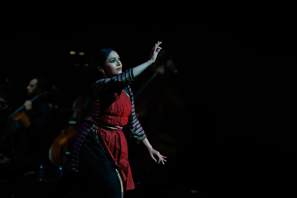 Acclaimed Delhi-based Bharatanatyam dancer and guest choreographer Rama Vaidyanathan was a part of the premiere performance.
