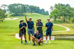 Participants at the SIET-SINDA Golf Tournament held at Sembawang Country Club.