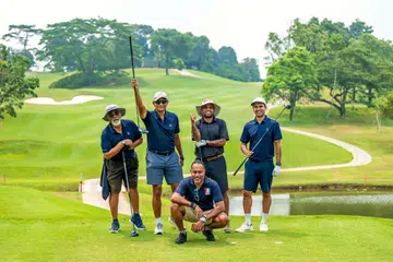 Participants at the SIET-SINDA Golf Tournament held at Sembawang Country Club.