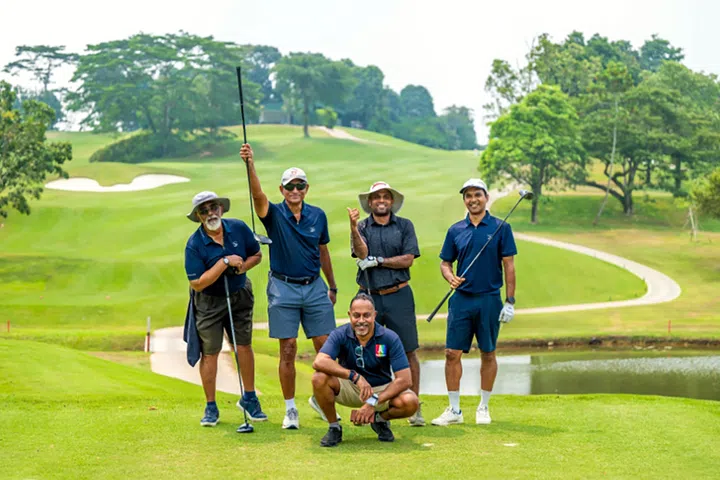Participants at the SIET-SINDA Golf Tournament held at Sembawang Country Club.