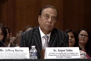 Dr Anjani Sinha, who has practised in New York and Florida, is believed to be close to the Trump family.