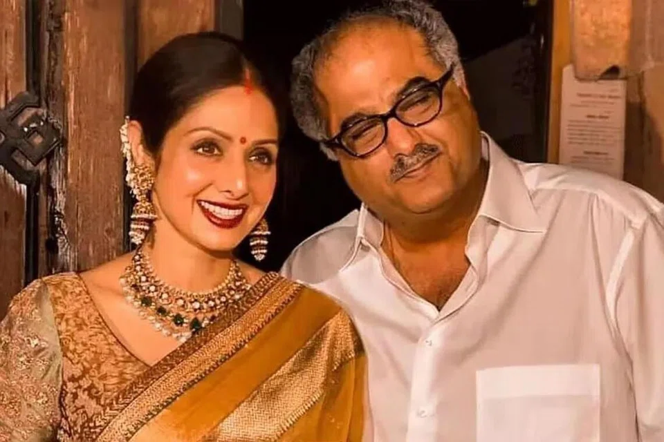 Sridevi and Boney Kapoor.