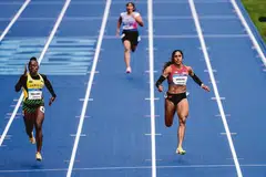 Shanti finished third in her semi-final and eighth out of 24 overall.